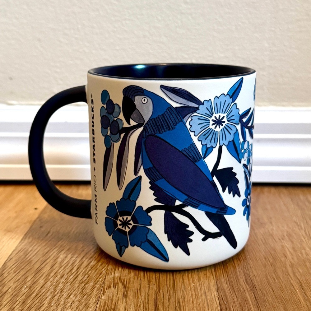 Starbucks Colorful Floral and Bird Art Tumblers and Mug Set - Picture 3 of 10